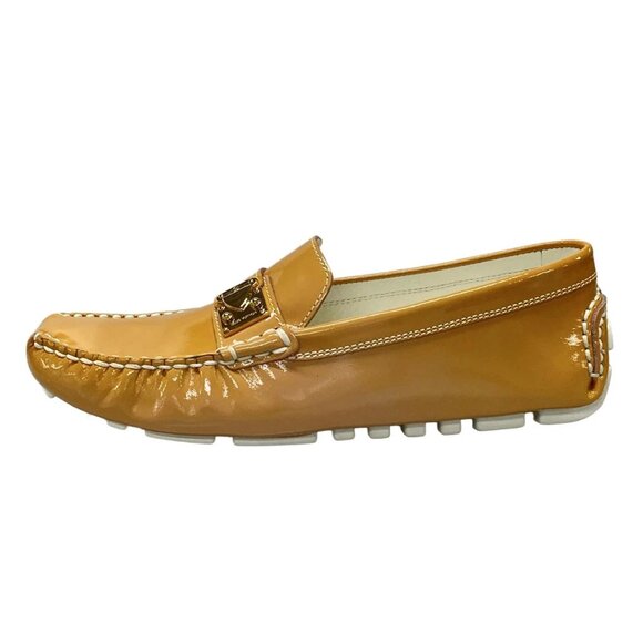 LOUIS VUITTON - Yellow Gold Women's Shoes Patent Leather 177-090125